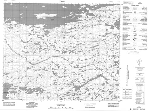 033G05 Canadian topographic map, 1:50,000 scale