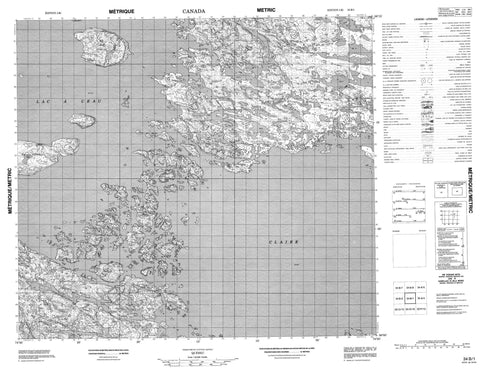 034B01 Canadian topographic map, 1:50,000 scale