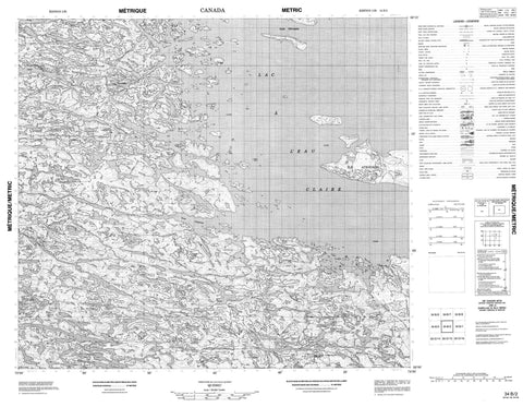 034B02 Canadian topographic map, 1:50,000 scale