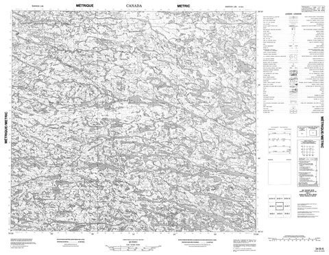 034B06 Canadian topographic map, 1:50,000 scale