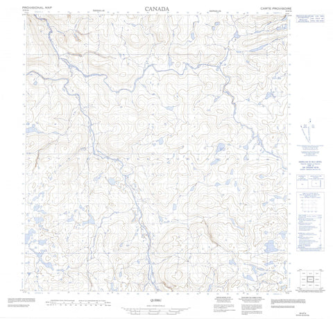 035G14 Canadian topographic map, 1:50,000 scale