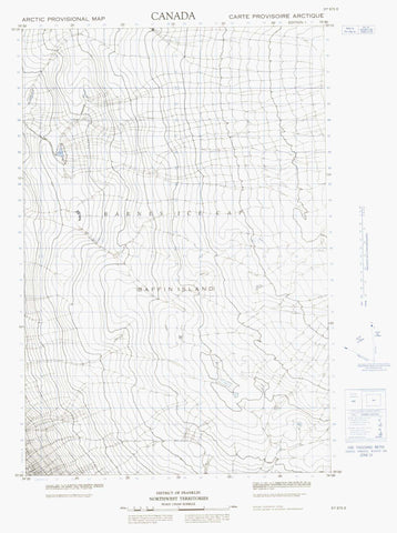 037E03E No Title Canadian topographic map, 1:50,000 scale