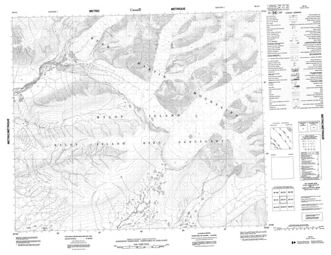 038C04 No Title Canadian topographic map, 1:50,000 scale