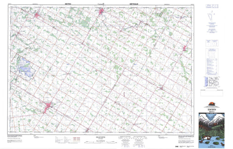 040P11 Seaforth Canadian topographic map, 1:50,000 scale