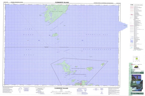 041H05 Flowerpot Island Canadian topographic map, 1:50,000 scale