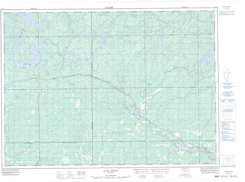 041I09 Glen Afton Canadian topographic map, 1:50,000 scale