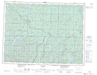 042B Foleyet Canadian topographic map, 1:250,000 scale
