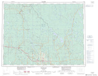 042H Cochrane Canadian topographic map, 1:250,000 scale