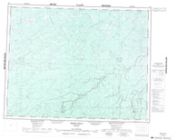 042J Smoky Falls Canadian topographic map, 1:250,000 scale