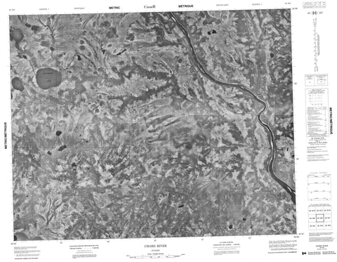 042N06 Chard River Canadian topographic map, 1:50,000 scale