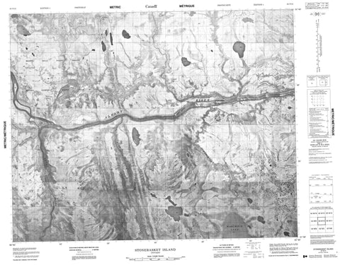 042N12 Stonebasket Island Canadian topographic map, 1:50,000 scale