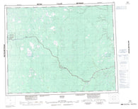 042N Ogoki Canadian topographic map, 1:250,000 scale
