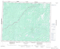 042O Ghost River Canadian topographic map, 1:250,000 scale