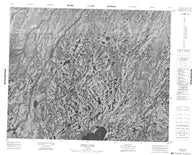 043B02 Kidney Lakes Canadian topographic map, 1:50,000 scale