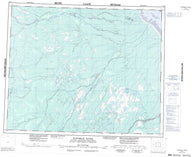 043B Kapiskau River Canadian topographic map, 1:250,000 scale