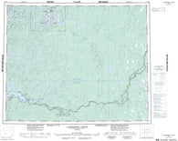 043D Lansdowne House Canadian topographic map, 1:250,000 scale