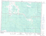 052E12 Mcmunn Canadian topographic map, 1:50,000 scale