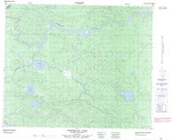 053E01 Varveclay Lake Canadian topographic map, 1:50,000 scale
