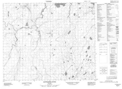 053F09 Rottenfish River Canadian topographic map, 1:50,000 scale