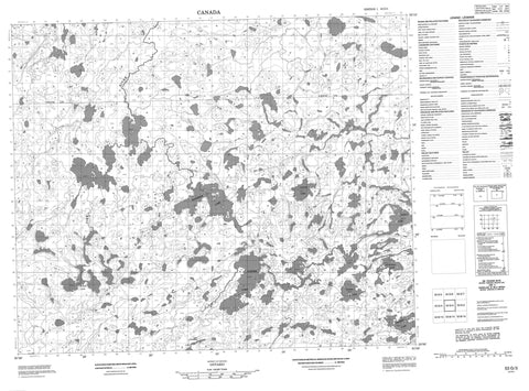 053G03 No Title Canadian topographic map, 1:50,000 scale