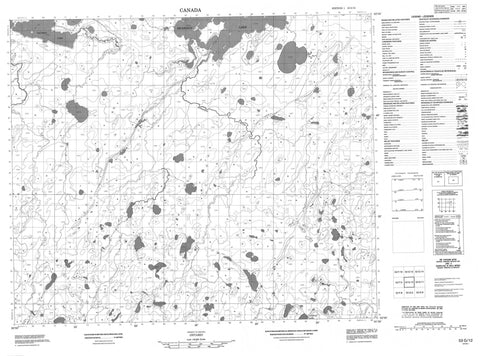 053G12 No Title Canadian topographic map, 1:50,000 scale
