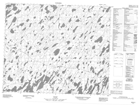053H11 No Title Canadian topographic map, 1:50,000 scale