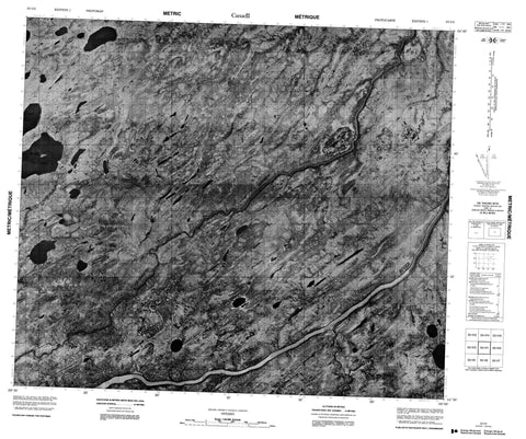 053I11 No Title Canadian topographic map, 1:50,000 scale