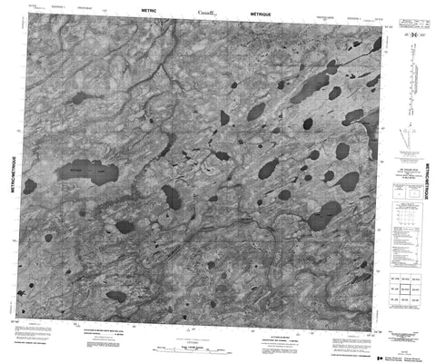 053I12 No Title Canadian topographic map, 1:50,000 scale