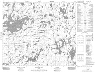 053K06 Makataysip Lake Canadian topographic map, 1:50,000 scale