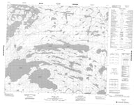 053L11 Munro Lake Canadian topographic map, 1:50,000 scale