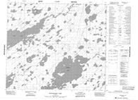 053M01 Makakaysip Lake Canadian topographic map, 1:50,000 scale
