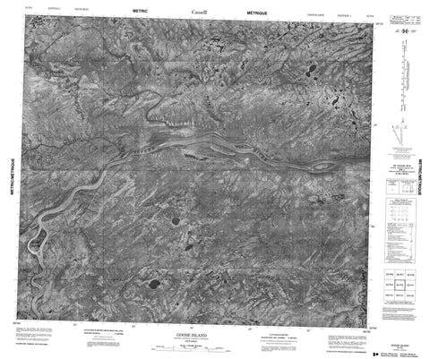 053P02 Goose Island Canadian topographic map, 1:50,000 scale