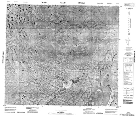 053P16 No Title Canadian topographic map, 1:50,000 scale