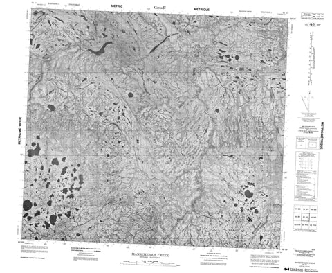 054A04 Mansemeigos Creek Canadian topographic map, 1:50,000 scale