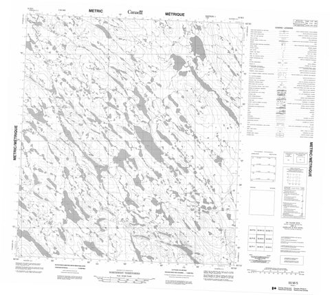 055M05 No Title Canadian topographic map, 1:50,000 scale