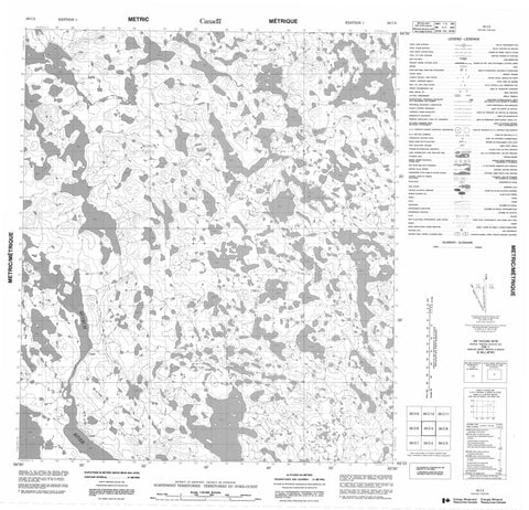 056C05 No Title Canadian topographic map, 1:50,000 scale