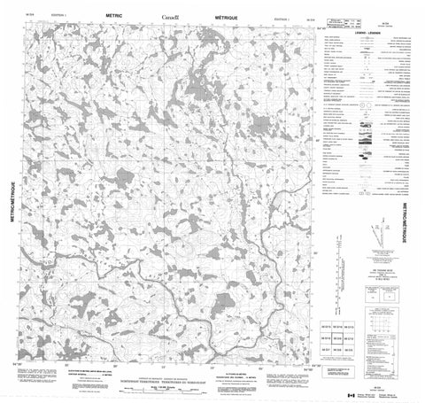 056D09 No Title Canadian topographic map, 1:50,000 scale