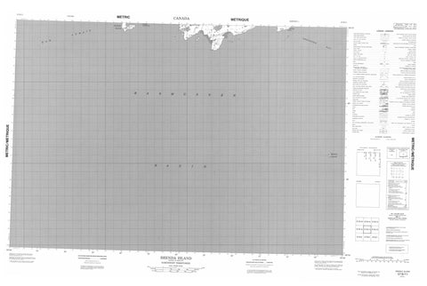 057B11 Brenda Island Canadian topographic map, 1:50,000 scale