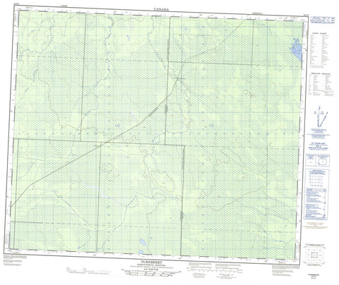 063F05 Turnberry Canadian topographic map, 1:50,000 scale