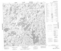 065E02 Three Wives Lake Canadian topographic map, 1:50,000 scale