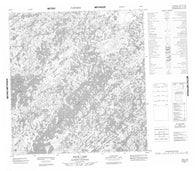 065E11 Nicol Lake Canadian topographic map, 1:50,000 scale