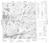 065E13 No Title Canadian topographic map, 1:50,000 scale
