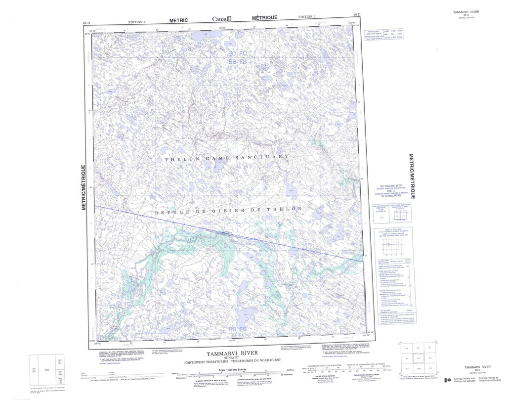 Buy Tammarvi River Topo Map 066d Yellowmaps Map Store 7832