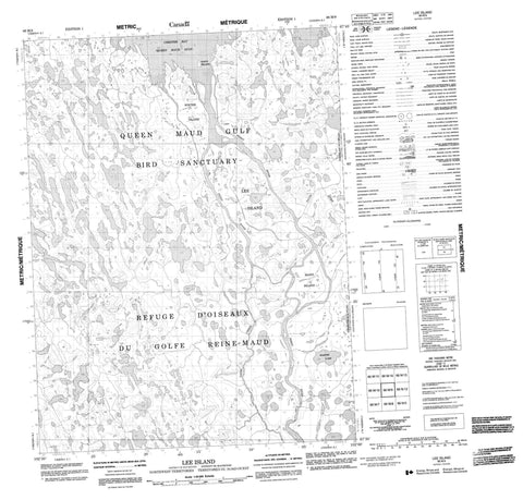 066M09 Lee Island Canadian topographic map, 1:50,000 scale