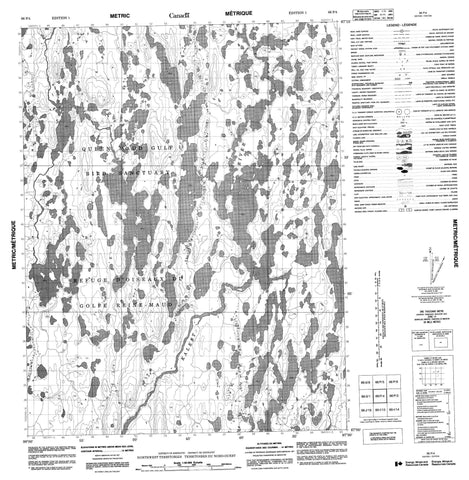 066P04 No Title Canadian topographic map, 1:50,000 scale