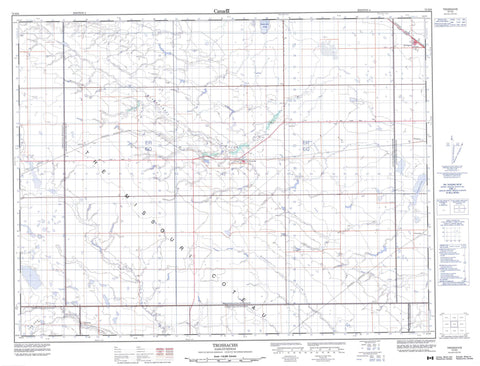 072H09 Trossachs Canadian topographic map, 1:50,000 scale