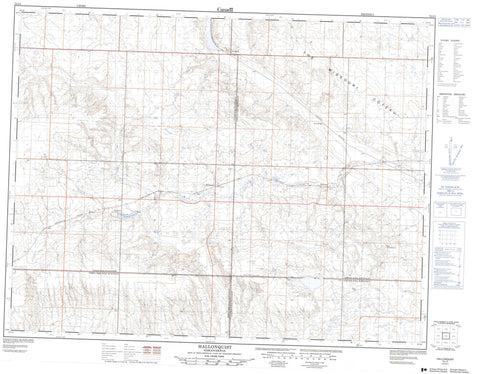072J03 Hallonquist Canadian topographic map, 1:50,000 scale