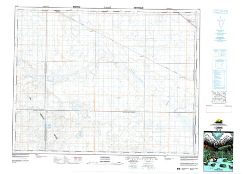 072J09 Eskbank Canadian topographic map, 1:50,000 scale