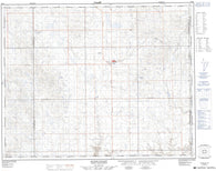 072M01 Acadia Valley Canadian topographic map, 1:50,000 scale