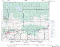 073H Prince Albert Canadian topographic map, 1:250,000 scale
